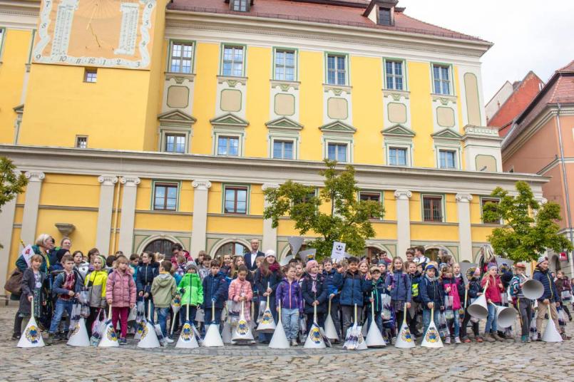 Kinder eroberten das Bautzener Rathaus