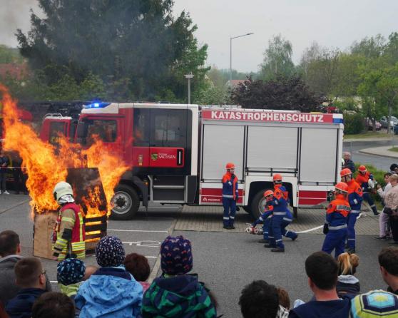 Traditionelles Feuerwehrfest am 1. Mai in Bautzen