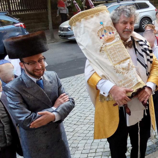 Gottesdienst in Synagoge Grlitz