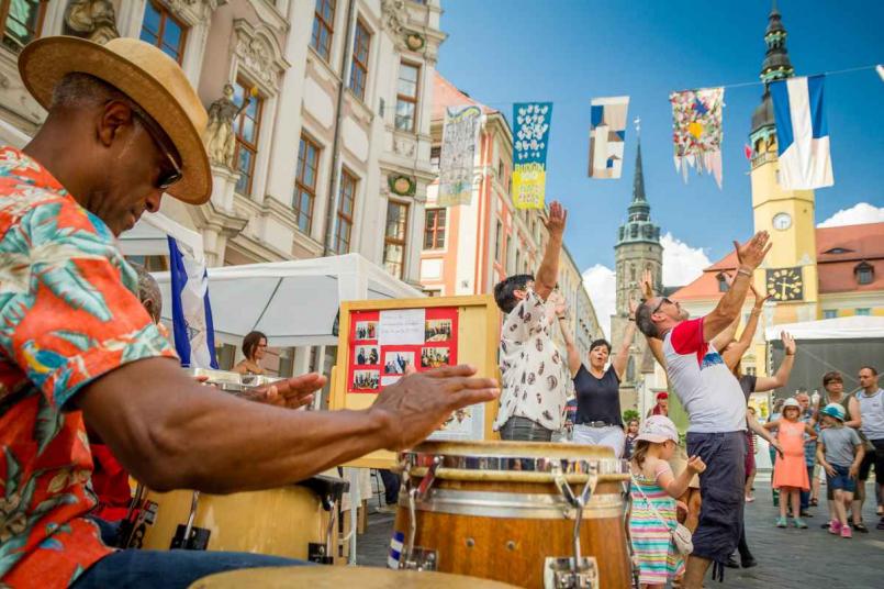  Buntes Treiben beim Bautzener Frhling: Feiern mit internationalem Charme