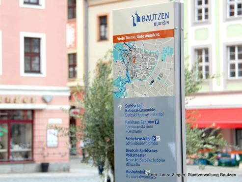 Bild zu Bautzen vervollstndigt Fugngerleitsystem