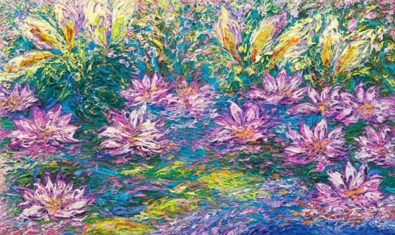 Bild zu "Magie von Farbe und Licht": F�hrung durch die Sonderausstellung Ansgar Skiba im Museum Bautzen